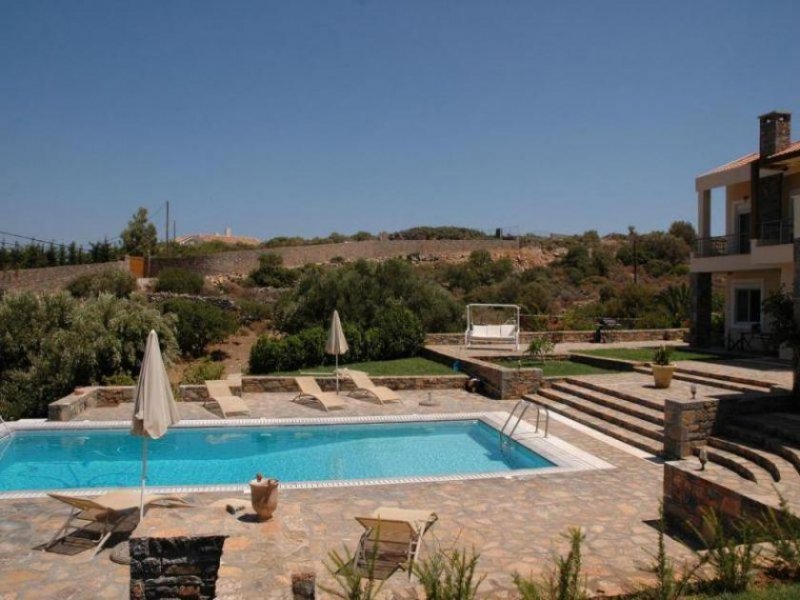 Elounda 2-Villen-Anwesen mit Pool, Meerblick in der gehobenen Gegend von Elounda Haus kaufen